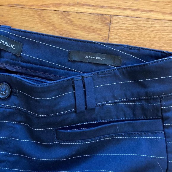 Banana Republic Logan Mid rise Menswear-inspired Cropped Pant 4 - Picture 7 of 10